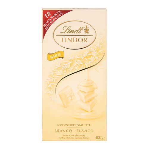 Chocolate Lindt suizo blanco - 100 g