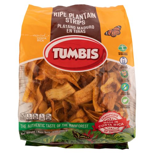 Snacks Tumbis Platano Maduro 350 Gr