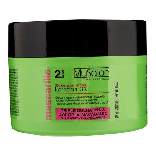 Mascarilla My Salon Keratina 3X 250Ml