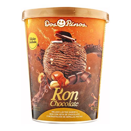 Helado Chocolate Con Ron 500Gr