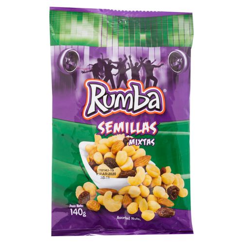 Semillas mixtas Rumba empacadas bolsa - 140 g