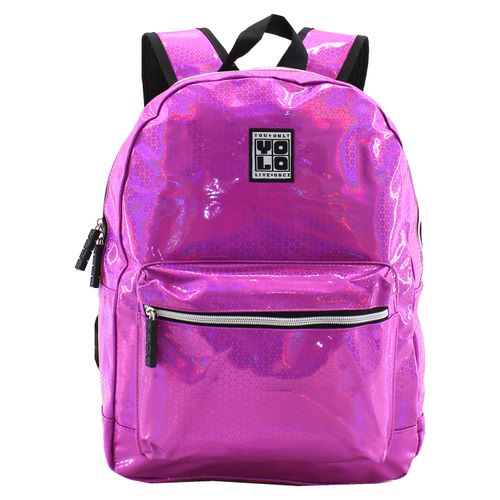 Mochila Yolo Compartimiento Fucsia