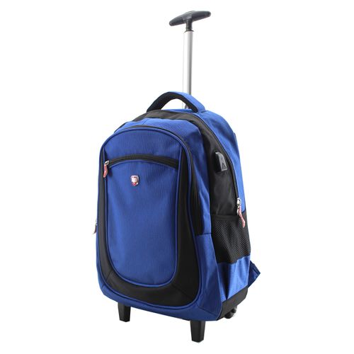 Mochila Con Ruedas Azul