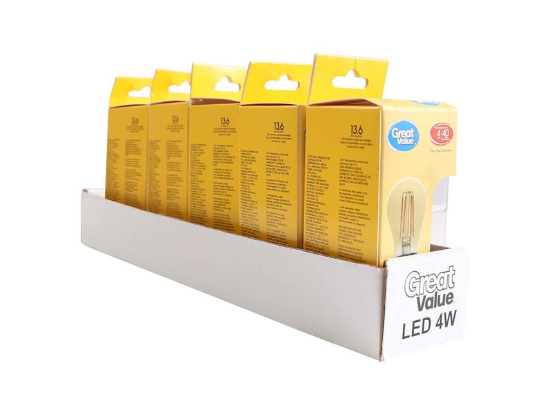 Bombillo-Great-Value-Filamento-4W-Luz-Ambar-12-71982