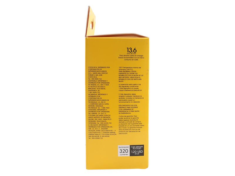 Bombillo-Great-Value-Filamento-4W-Luz-Ambar-5-71982