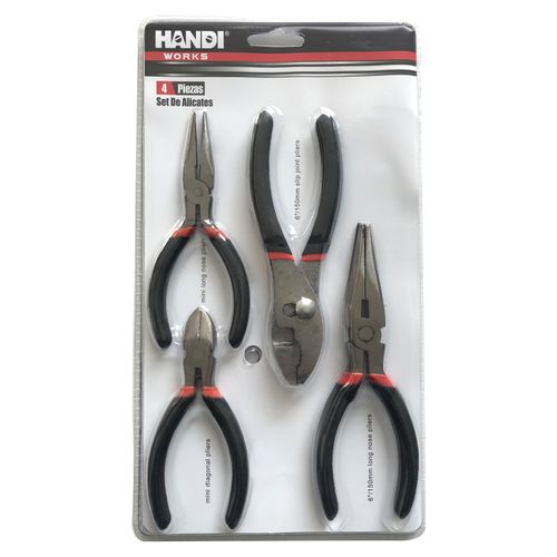 Set Handi Works De 4 Alicates -4 Piezas