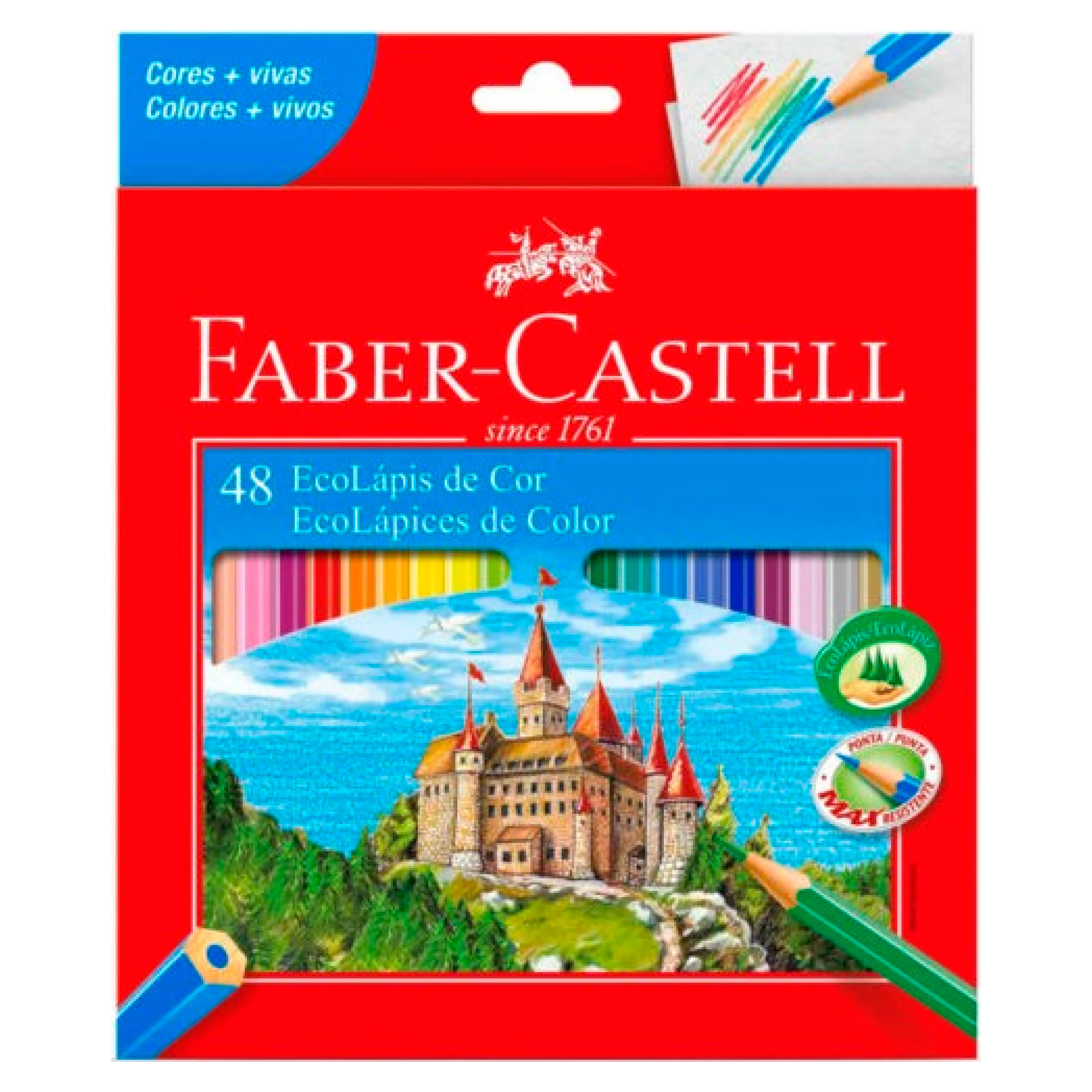 Comprar Lapiz Color Faber Castell Ecolapices Hexagonal 120148Ex Caja/48  Colores
