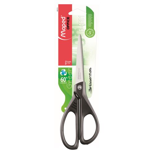 Tijera Maped Essentials Green 21 Centimetros Blister 1 Unidad