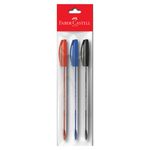 Boligrafo-Faber-Castell-Medio-032-Azul-Negro-Rojo-Blister-3-Unidades-1-71942