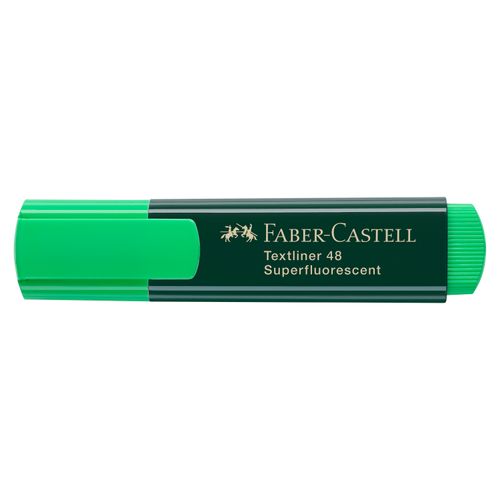 Resaltador Faber Castell Textliner 1548 Verde Unidad