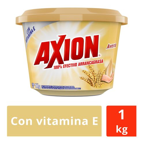 Lavaplatos Axion Toque de Crema Avena y Vitamina E Pasta 1000 g