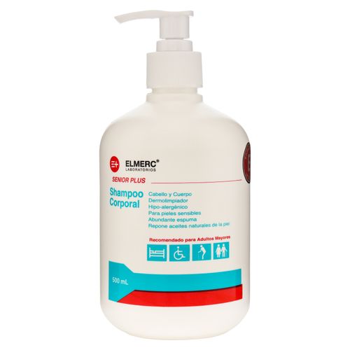 Shampoo Corporal Elmerc, Adulto Mayor -500 ml
