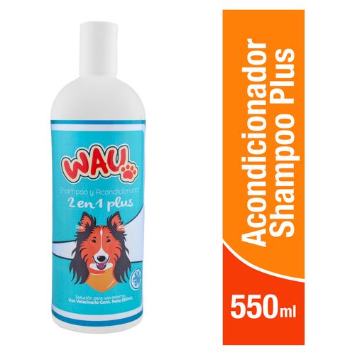 Shampoo Wau Plus 2 En1 - 550ml