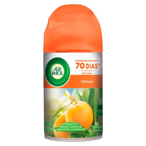 Aromatizante Ambiental Air Wick Freshmatic Citrus Repuesto - 250ml