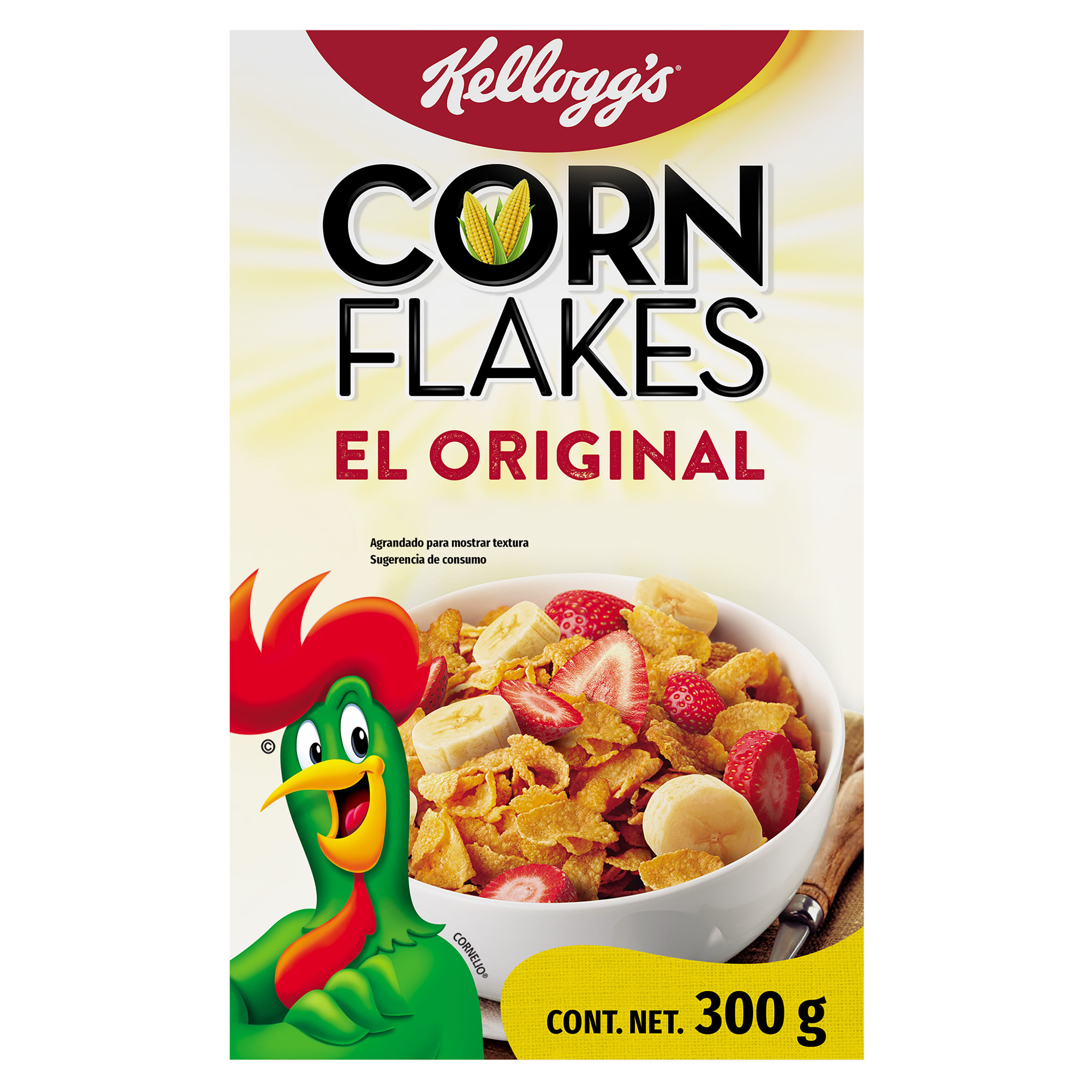 Comprar Cereal Kellogg's® Corn Flakes Sabor Original - Hojuelas de Granos  de Maíz de Origen Natural - 1 Bolsa de 300g