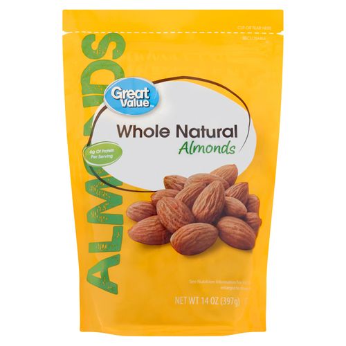 Almendra Great Value Natural - 397gr