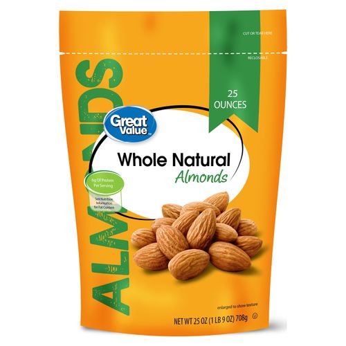 Almendras Great Value Natural  - 708gr