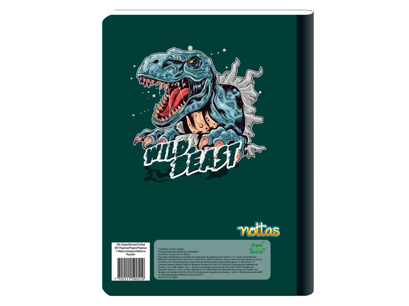 Cuaderno-Cosido-Grande-100H-Rayado-Dise-o-Dinosaurio-2-71552