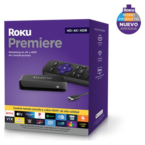 Roku Premier 4K Conevrti Señal Rok3920Mx