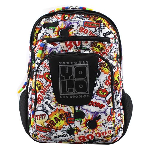 Mochila Yolo Malla Lateral Niño