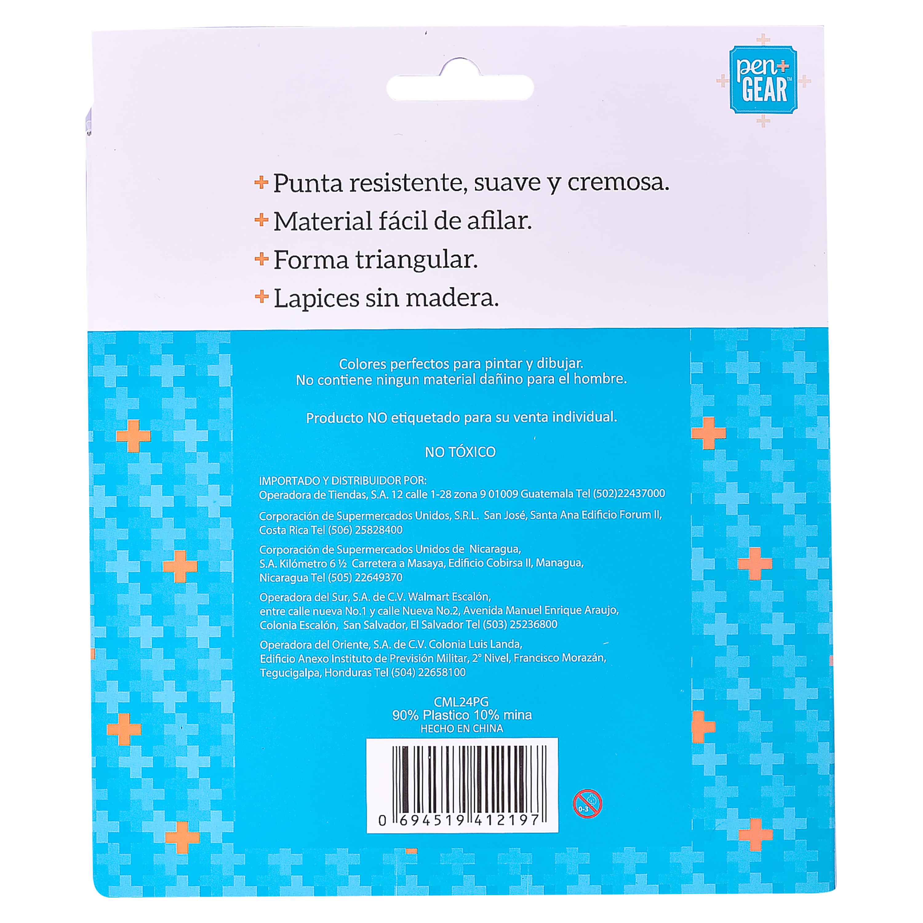Comprar Lapices de Color Pen Gear, caja -50 uds, Walmart Costa Rica - Maxi  Palí