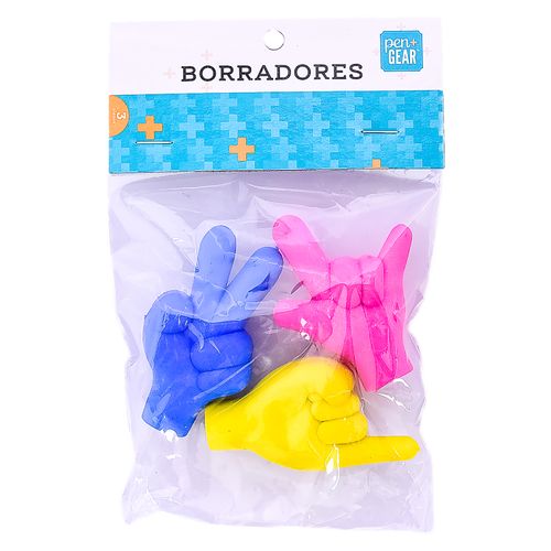 Borradores Forma De Mano Pen + Gear