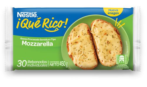 Nestlé® ¡Qué Rico! Queso Mozzarella 30 rebanadas
