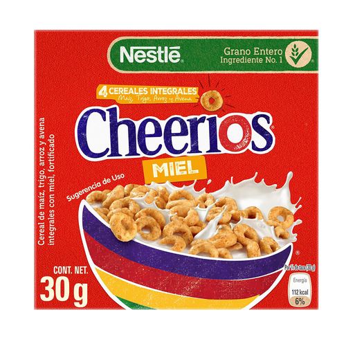 NESTLE CHEERIOS® Miel Cereal 30g Cubo
