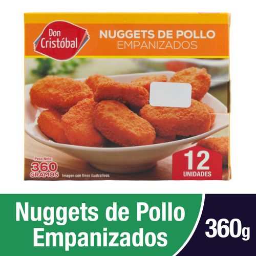 Nuggets de pollo Don Cristóbal empanizados 12 Uds - 360 g