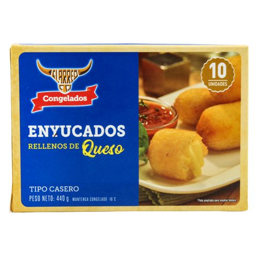 Enyucado El Arreo Congelado Queso  10 Unidades - 440gr