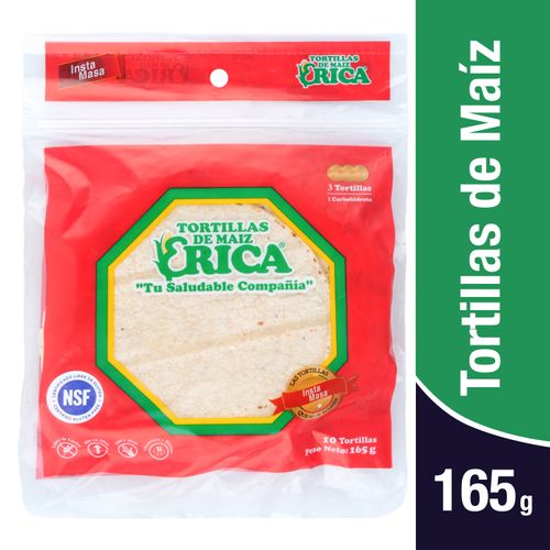 Tortillas Erica De Maíz 10 Uds - 165g