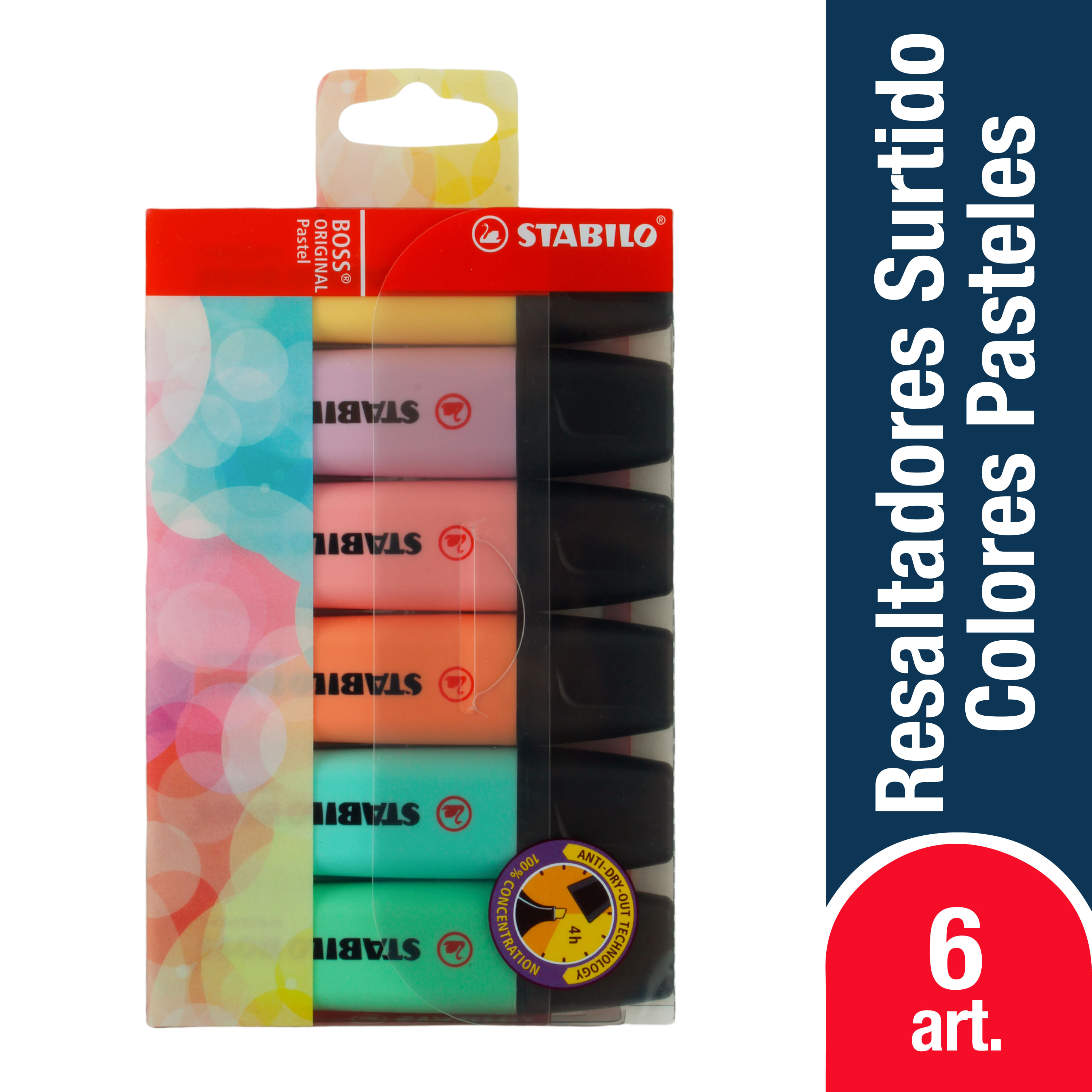 Pack subrayadores Stabilo Colores pastel 14 unidades