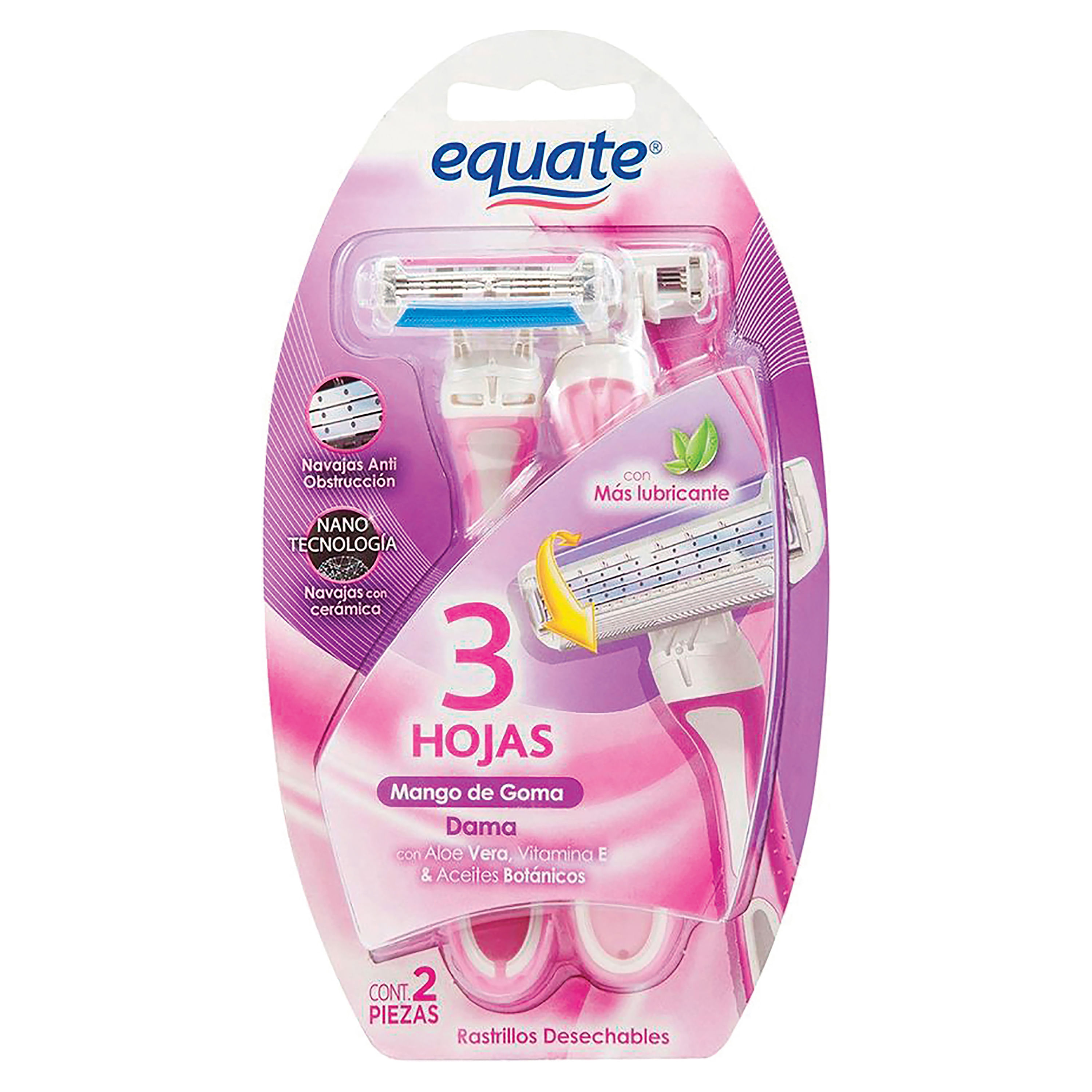 Rasuradora-Desechable-Equate-Dama-3-Hojas-2-Unidades-1-27410
