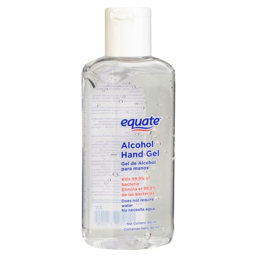 Alcohol Equate en gel para manos - 80 ml