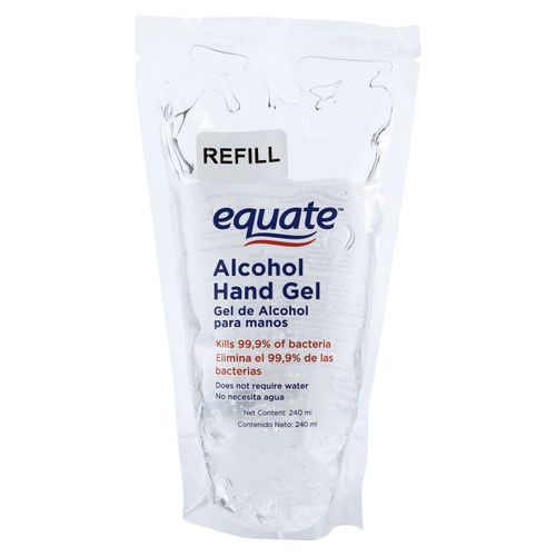 Alcohol Equate en gel para manos - 240 ml