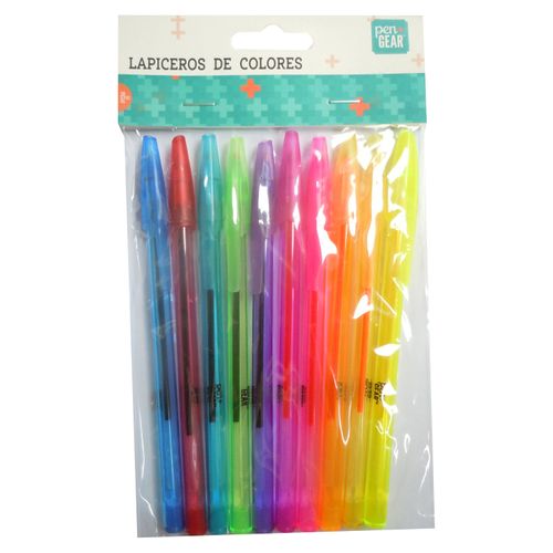 Lapiceros De Color Pen + Gear - 10Piezas
