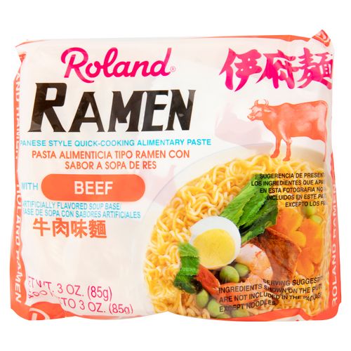 Sopa Roland instantánea sabor res - 86 g