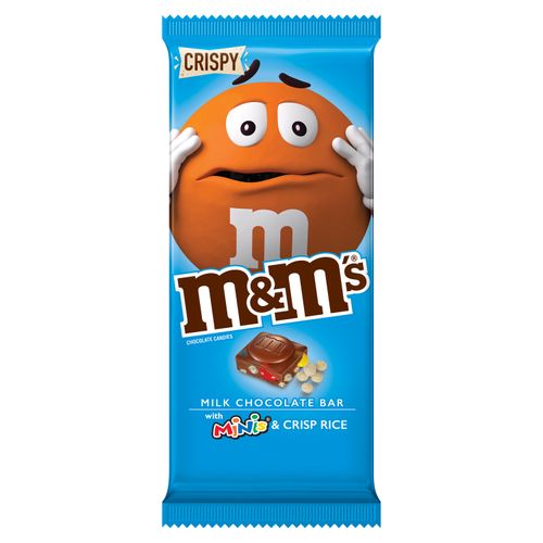 Tableta Chocolate M&M's Arroz Tostado -107.7gr