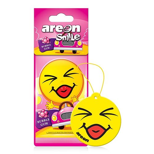 Aromatizante Areon  Para Carro Papel Smile Bubble Gum