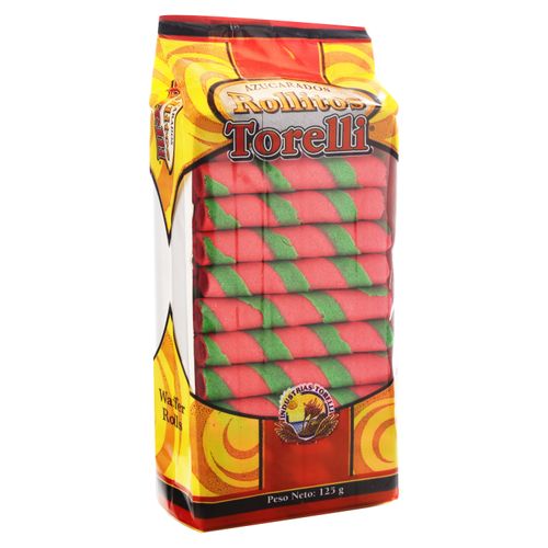 Barquillos Torelli rollito colores - 95 g