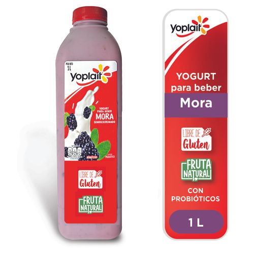 Yogurt Yoplait Beber Mora - 1Lt