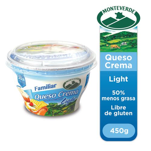 Queso Crema Monteverde Light - 450Gr