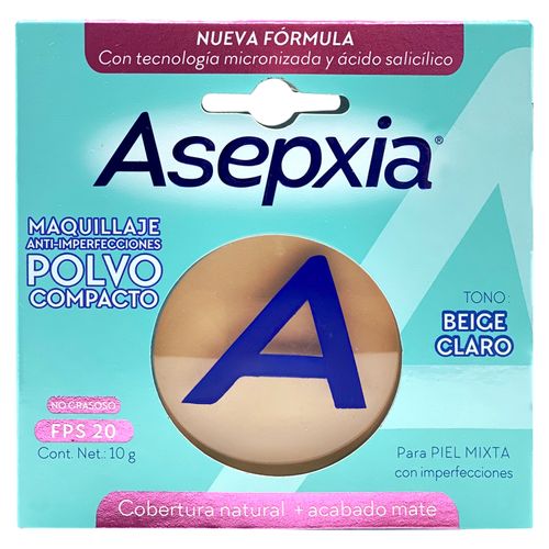 Maquillaje Asepxia Bb Comp Beige Claro