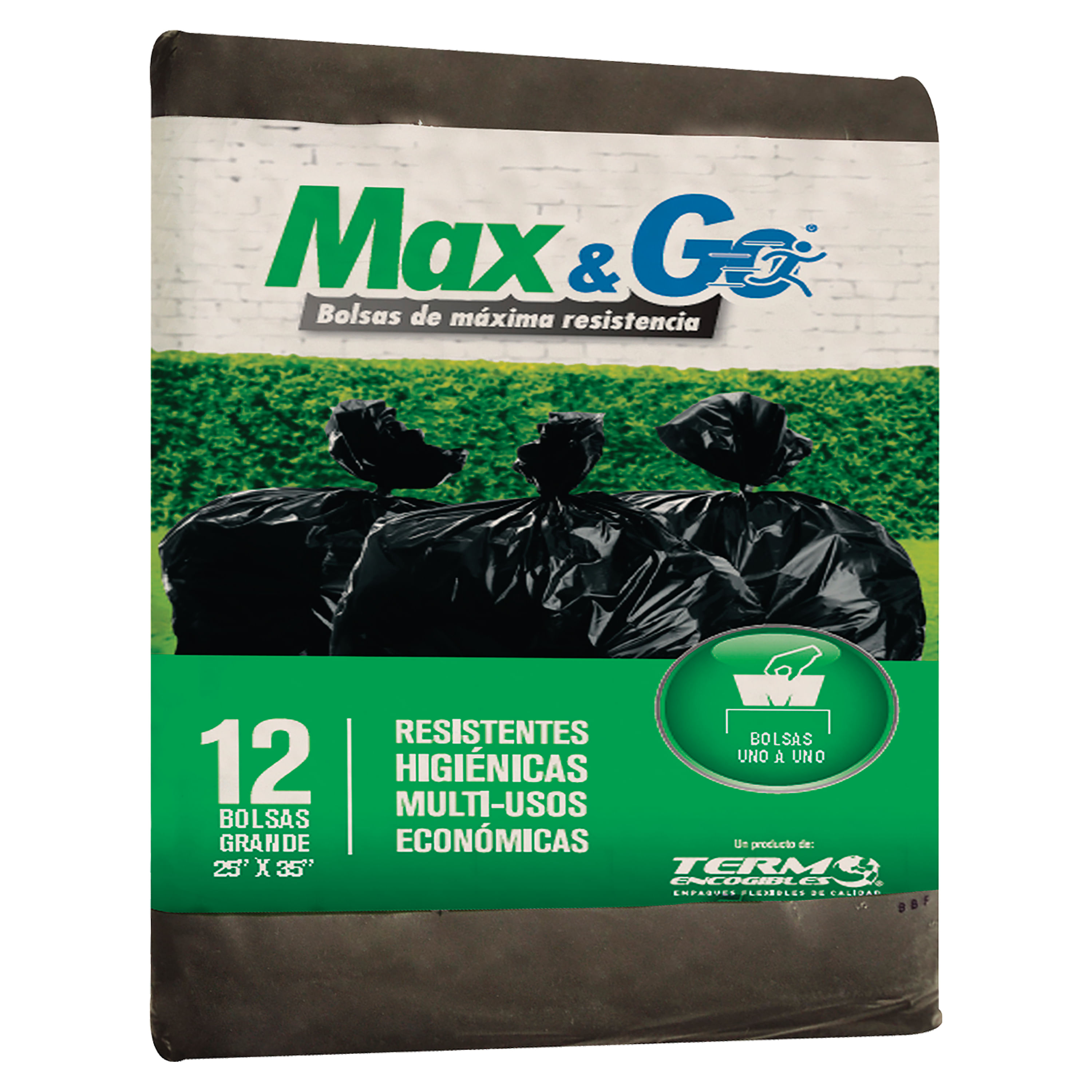 Comprar Bolsa Para Basura Supermax, Negra Grande 25 unidades