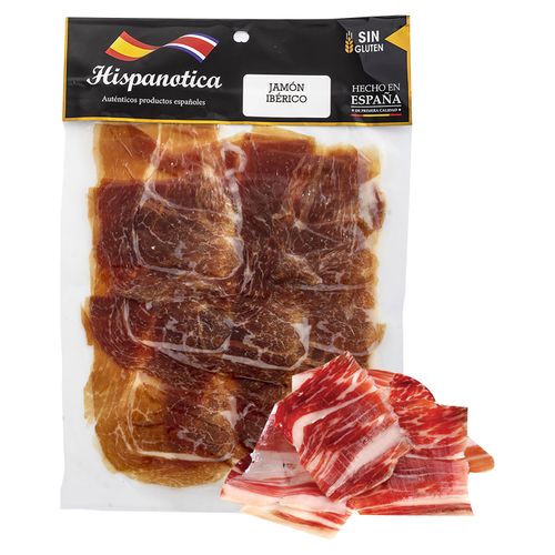 Jamón ibérico Hispanotica rebanado libre de gluten - 85 g