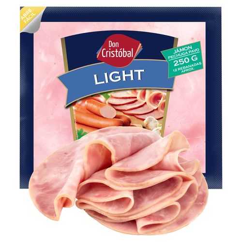 Jamón de Pavo Don Cristobal Pechuga Light -250gr