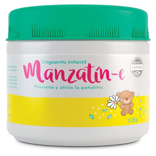 Ungüento Manzatín Antipañalitis Infantil -235gr