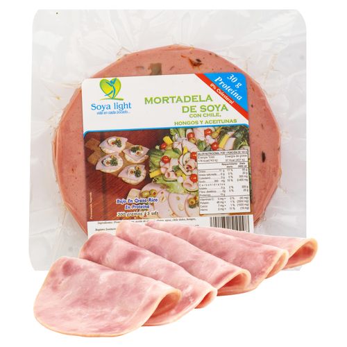 Mortadela Soya Light De Soya Con Chile -200 g