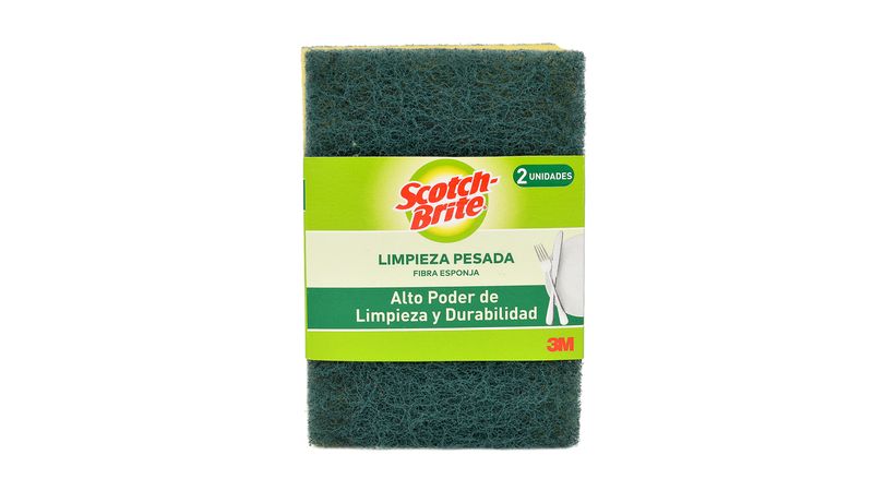 Comprar Esponja Limpieza Pesada Cuadrada Scotch-Brite x 2 unidades, Walmart Costa Rica - Maxi Palí