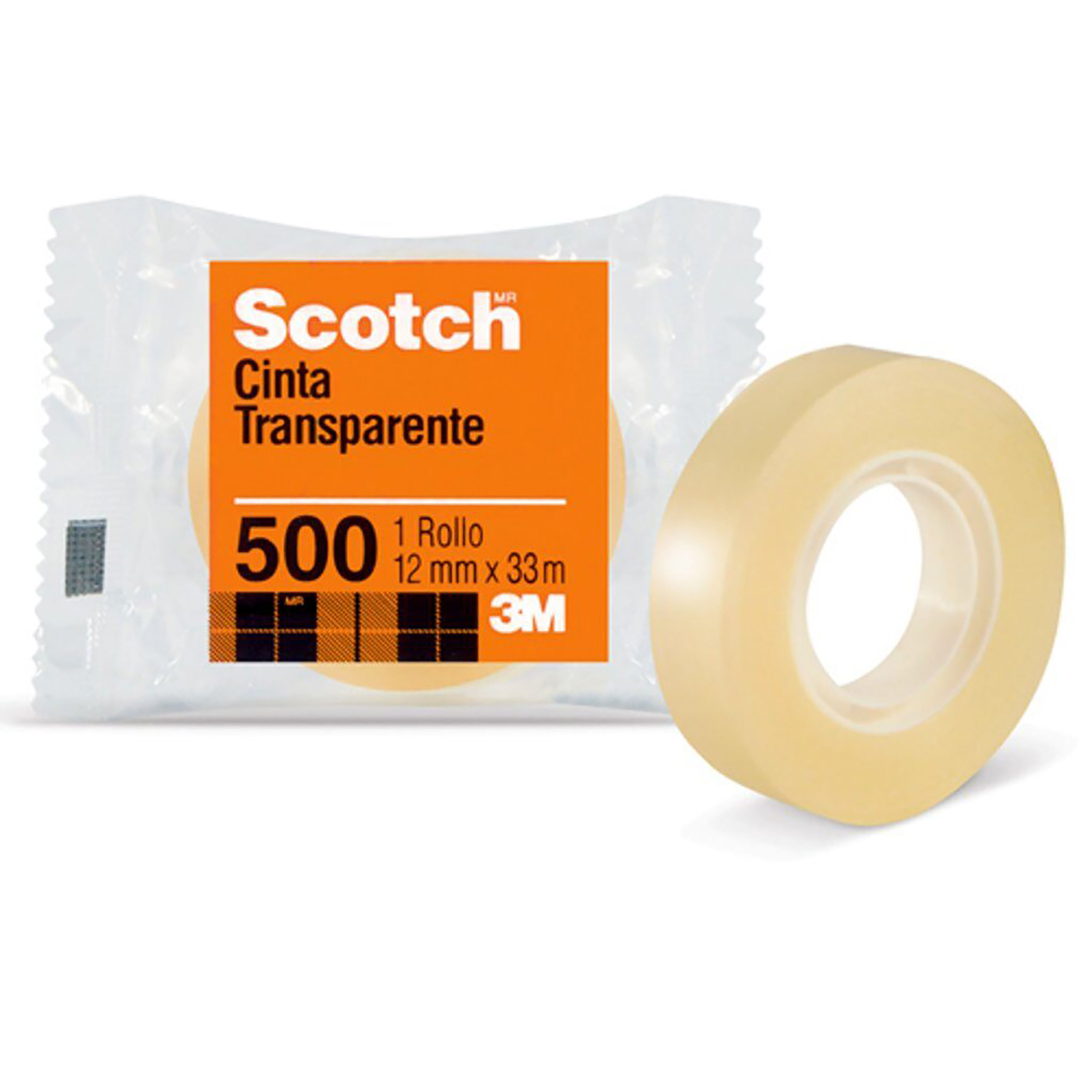Comprar Cinta en Bolsa Scotch® 500 Transparente, 18mm x 25m